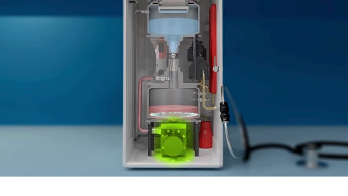 do 3d industrial video pharma medical waste disposal clinical product animation