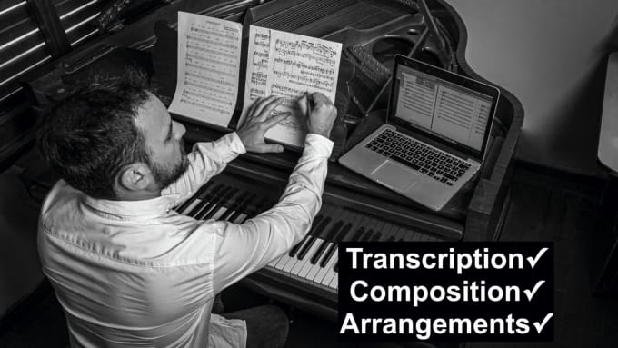 Hire a freelancer to transcribe, compose, arrange into sheet music or tab