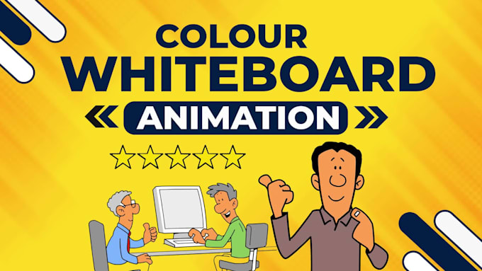 create custom color whiteboard animations explainer