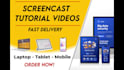 record screencast tutorial videos for your website or app