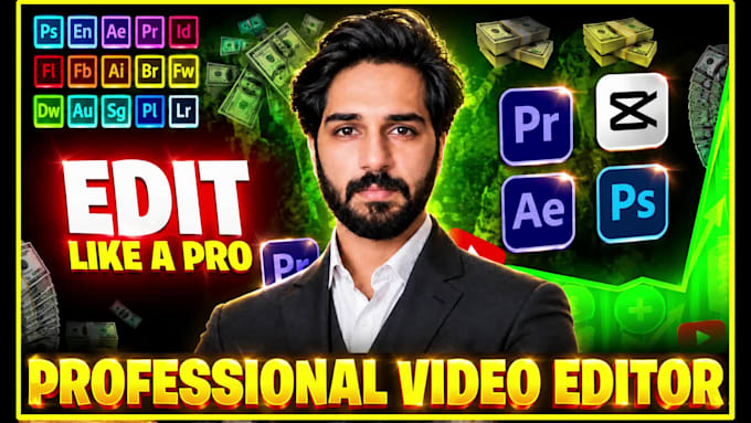 professional video editing for youtube, video editor