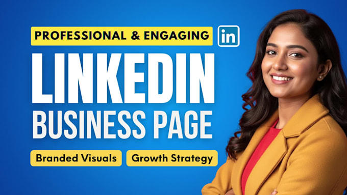 create and optimize a linkedin business page and banner design