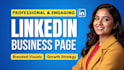 create and optimize a linkedin business page and banner design