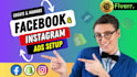 setup facebook ads campaign,fb advertising,marketing,instagram ads