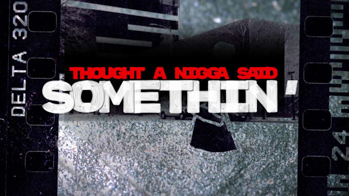 create a lyric video with live action visuals