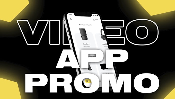 create a unique and professional app promo video