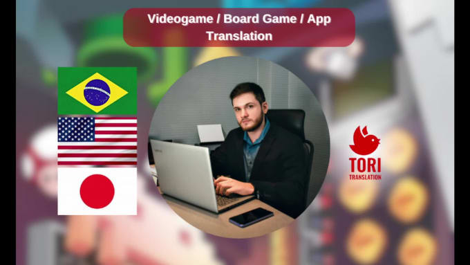 localize, translate your game, app from english to japanese, portuguese