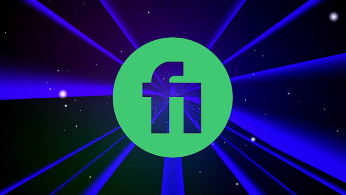 create a professional 3d rotating  3d spinning logo animation