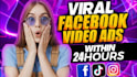 create shopify facebook video ads for aliexpress products