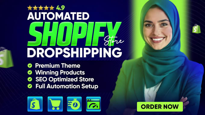 build automated shopify dropshipping store with winning products