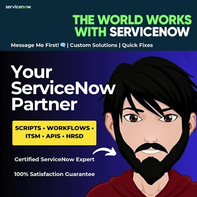 provide servicenow development, architect support, and consulting services