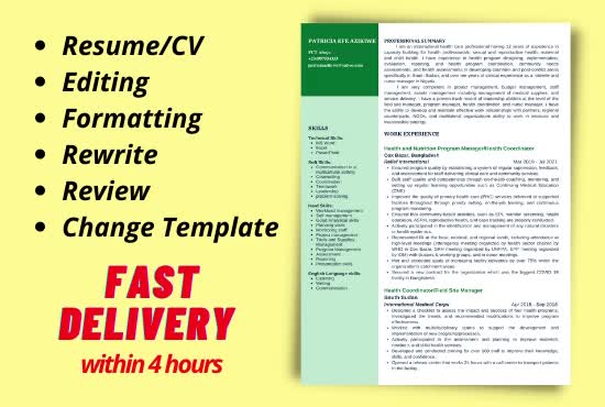 edit, review, and write impressive resumes and cover letters for you