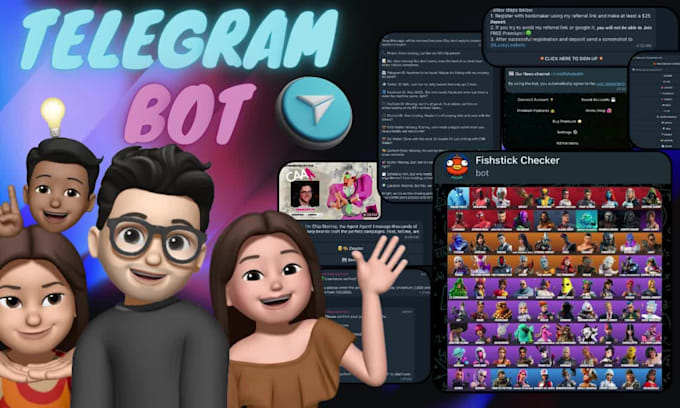 create a custom high quality telegram bot for you