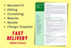 edit, review, and write impressive resumes and cover letters for you