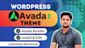 create avada wordpress website, avada website design with avada theme