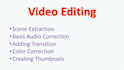 video editing using shotcut or premiere pro