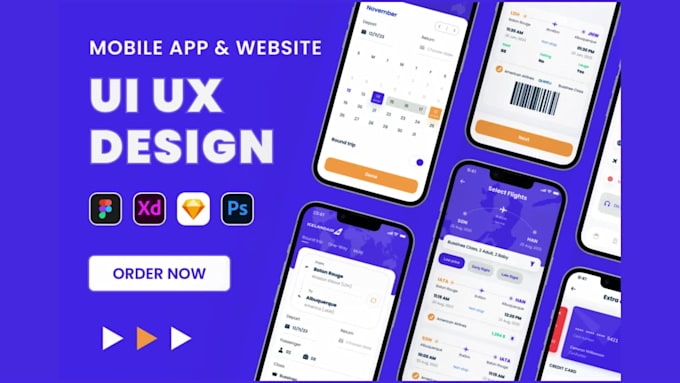 Modern mobile app ui ux design or website ui design in figma by Riseup ...