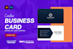 create a professional business card