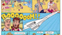 create a comic book or comic strip illustration
