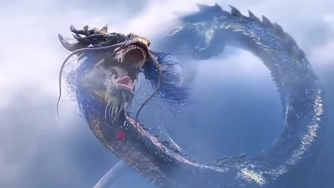 create 3d dragon animation, animal design, dragon model, 3d animation,  3d bird