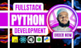 do web scraping python bot ai automation as django developer or python developer