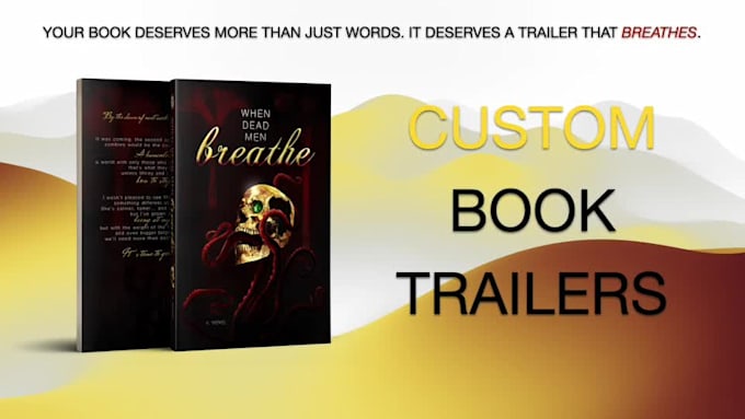 produce a professional book trailer to promote your novel