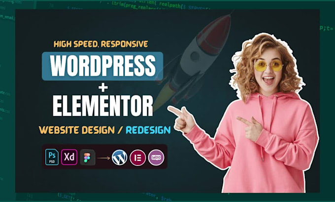 build a professional custom wordpress website with elementor pro