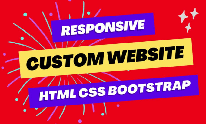 Develop A Responsive Design Website Using Html Css Bootstrap By ...