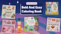 design eye catching bold and easy coloring book for amazon KDP