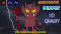 create and design adobe character animator puppet for live streaming
