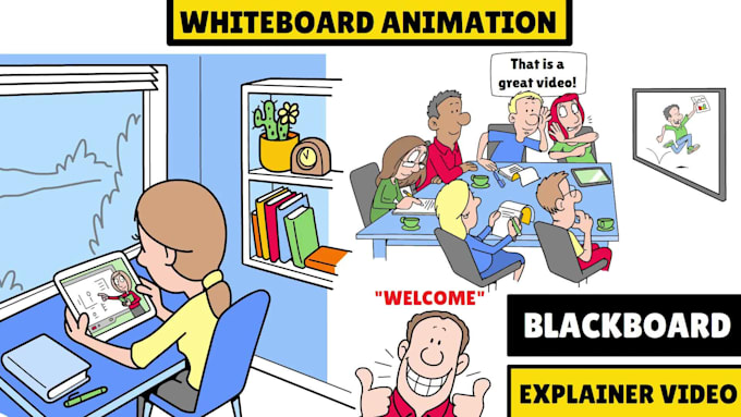 create professional whiteboard animation explainer videos