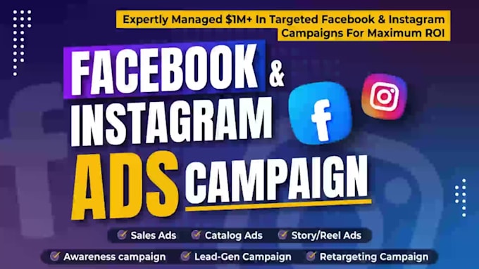 be your meta ads manager to setup facebook ads campaign and instagram ads