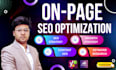 do onpage seo optimization and technical services for wordpress website