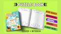 create puzzle book and medium content coloring book for KDP