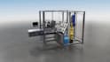 create 3d industrial animation automated packaging machine robotic system video