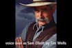 record a voice over as sam elliot