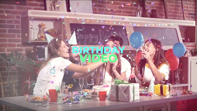 create birthday slideshow video in 4k