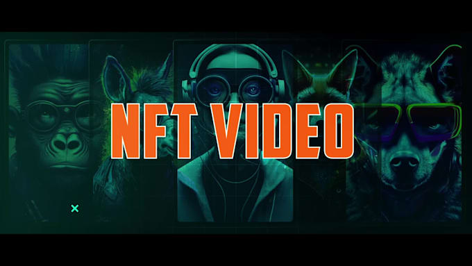 make stunning nft video or nft promo, dynamic nft promo, or crypto video