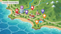 create illustrated hiking map trail map city map tourist map adventure trekking