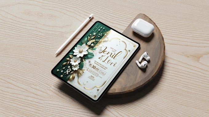 do marriage certificate , nikah nama and invitation cards