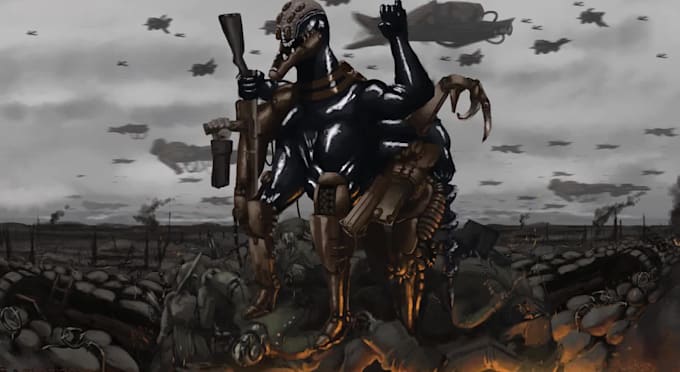 craft character and monster art specifically for you