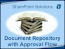 develop a sharepoint document repository with multi level approval flow