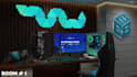 design 3d animated starting soon kick and twitch overlays