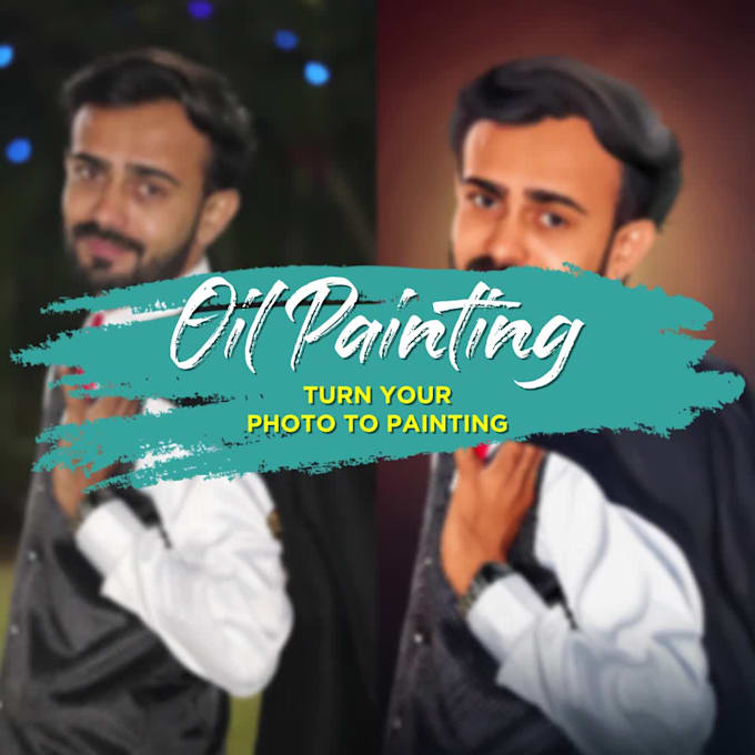do smudge painting for you photo to stunning digital paint