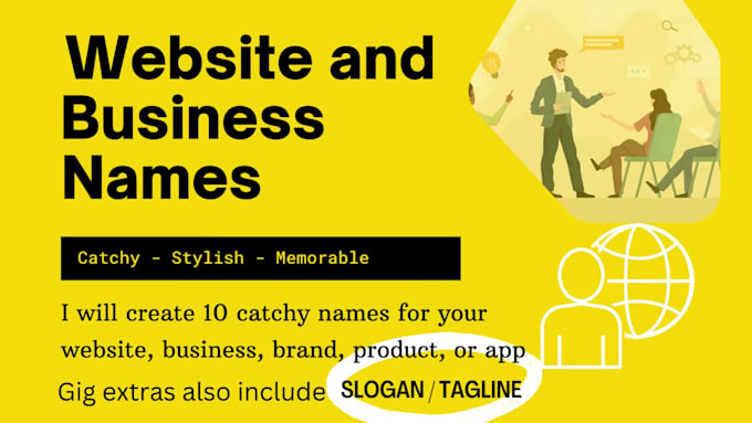 suggest 10 interesting names for website, business, or app with explanation