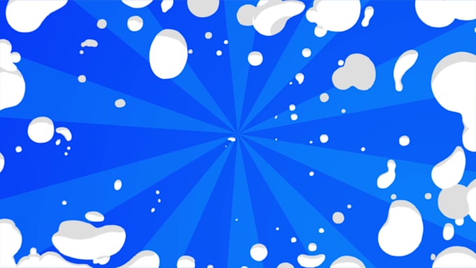 create a seamless looped cartoon background video