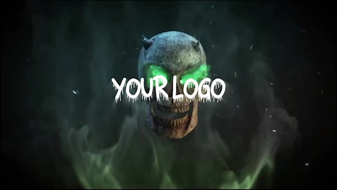 do create a dj halloween visuals plus logo animation
