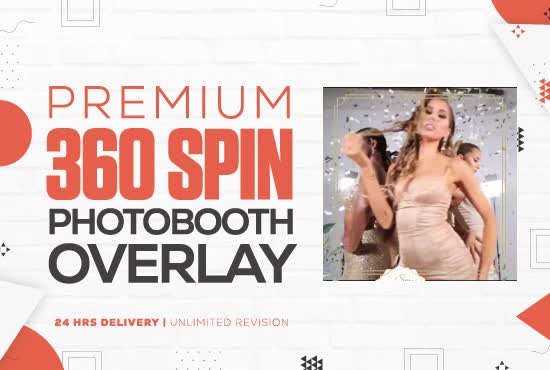 create 360 photobooth spin overlay for touchpix