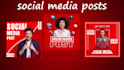 do creative social media post designs in 2 hours