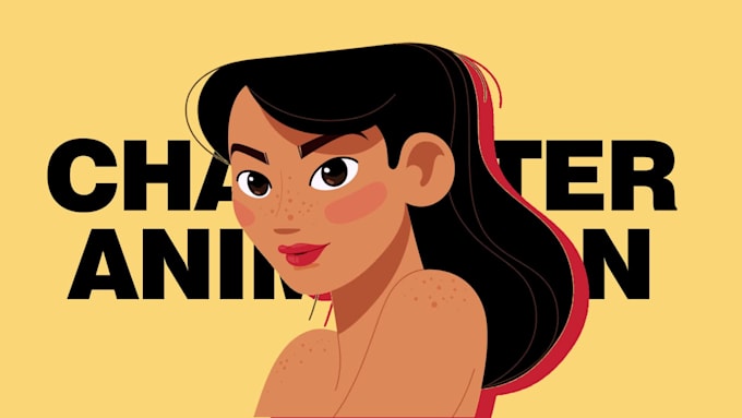 animate character mascot in lottie json svg web and app